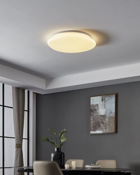 Eglo 900129 - Plafonieră LED RGBW dimabilă SILERAS-Z LED/33W/230V