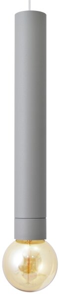 LED Lustră pe cablu TUBA 1xGU10/20W/230V gri
