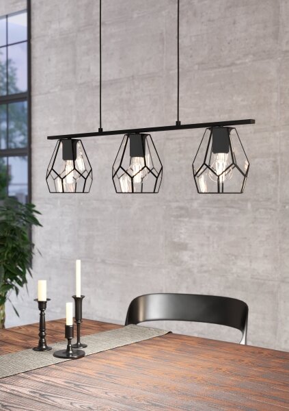 Lustră LED suspendată pe cablu MARDYKE 3xE27/40W/230V - Eglo 43644