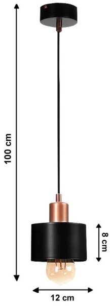 Lustră pe cablu BODO 1xE27/60W/230V
