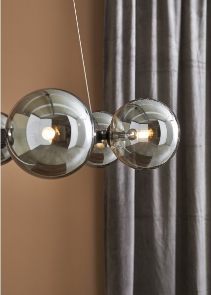 Lustră pe cablu CIRCLE 6xG9/20W/230V neagră Markslöjd 108051