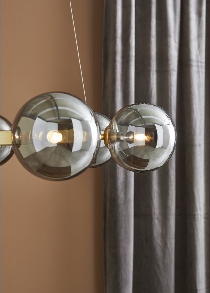 Lustră pe cablu CIRCLE 6xG9/20W/230V aurie Markslöjd 108050