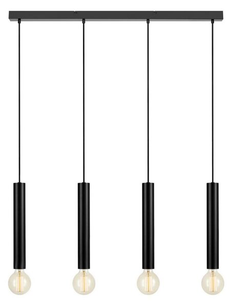 Lustră pe cablu SENCILLO 4xE27/40W/230V neagră Markslöjd 108264