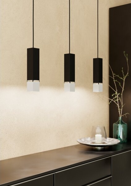 Lustră LED pe cablu BUTRANO 3xGU10/4,5W/230V Eglo 99698
