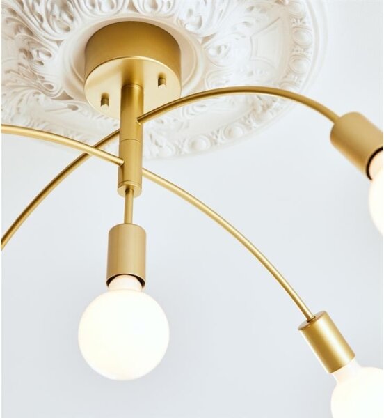 Lustră aplicată CYGNUS 5xE27/40W/230V aurie Markslöjd 108285