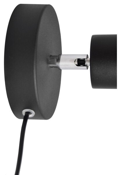 Spot de perete TUNE 1xE27/20W/230V negru