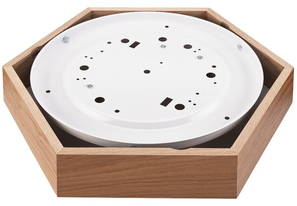 Plafonieră OAK HEX 2xE27/60W/230V d. 43 cm stejar