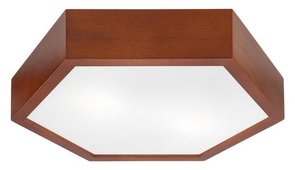Plafonieră HEX 2xE27/60W/230V diam. 43 cm pin maro