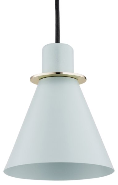 Lustră pe cablu BEVERLY 1xE27/15W/230V albastră/aurie Argon 4682