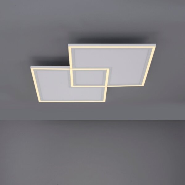 Plafonieră LED dimabilă EDGING LED/51W/230V Leuchten Direkt 14855-16 + telecomandă