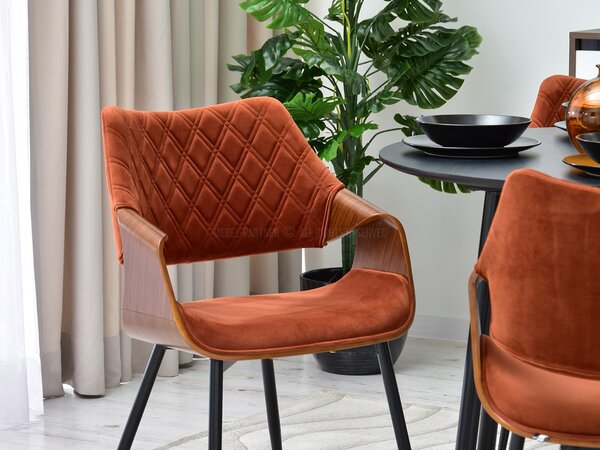Scaun Rolf K (cupru + negru). Promo -14%. 1111256
