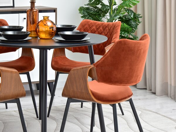 Scaun Rolf K (cupru + negru). Promo -14%. 1111256