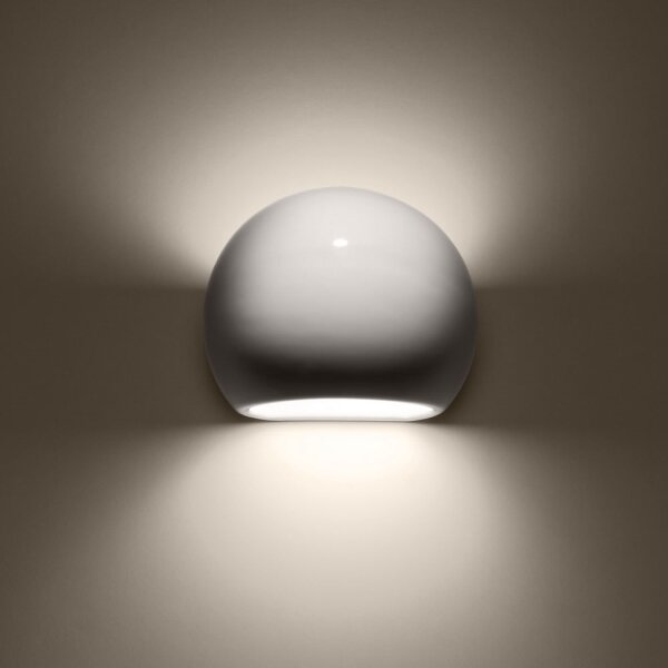Aplică GLOBE 1xE27/60W/230V albă Sollux SL.1026