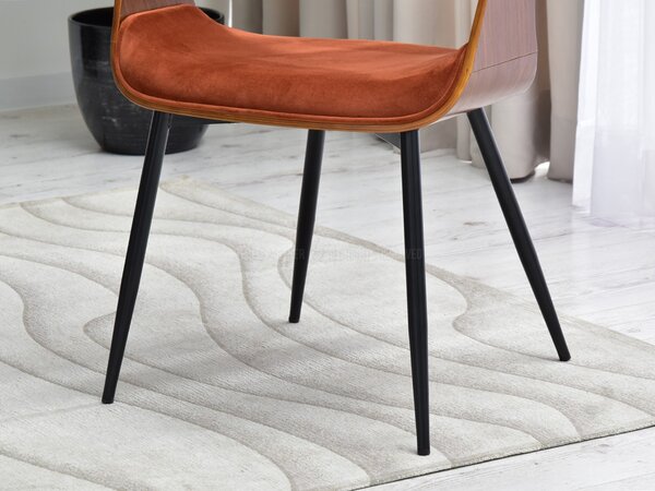 Scaun Rolf K (cupru + negru). Promo -14%. 1111256
