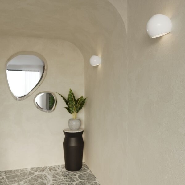 Aplică GLOBE 1xE27/60W/230V albă Sollux SL.1026