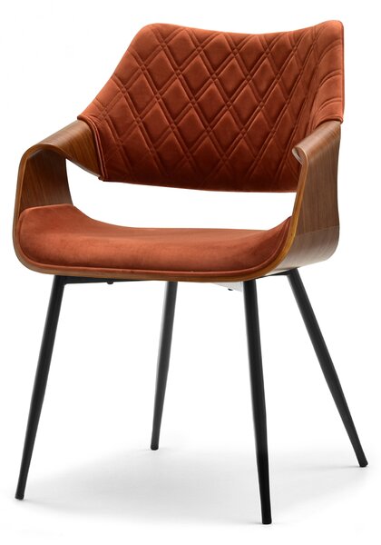 Scaun Rolf K (cupru + negru). Promo -14%. 1111256