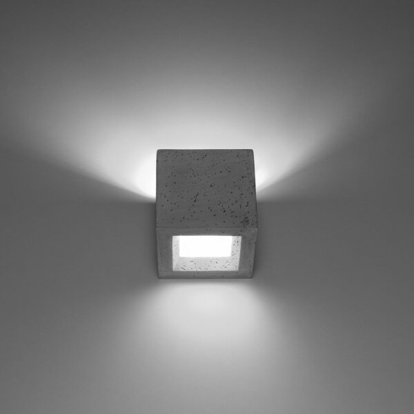 Aplică LEO 1xG9/40W/230V beton Sollux SL.0991