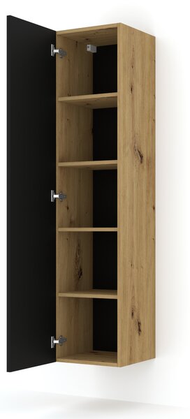 Dulap Dual 150 (Stejar artisan + Negru). 1124860