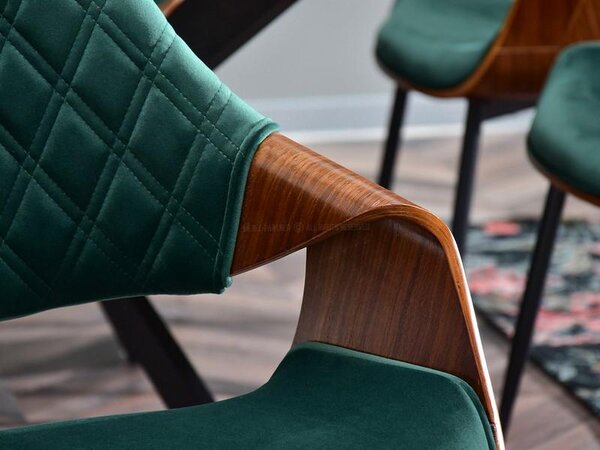 Scaun Rolf K (verde + negru). Promo -14%. 1111259