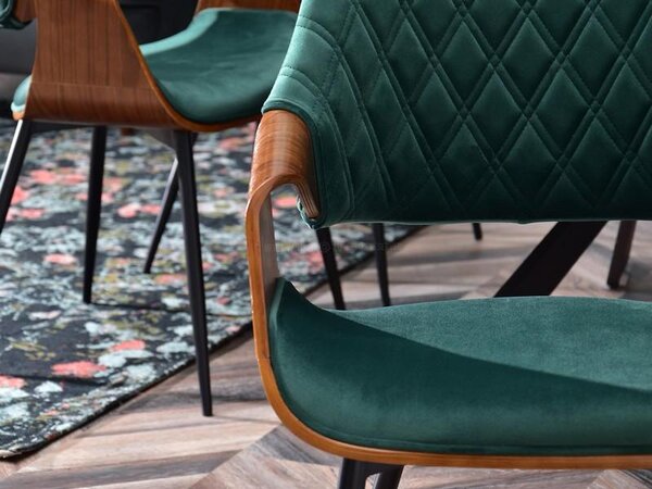 Scaun Rolf K (verde + negru). Promo -14%. 1111259