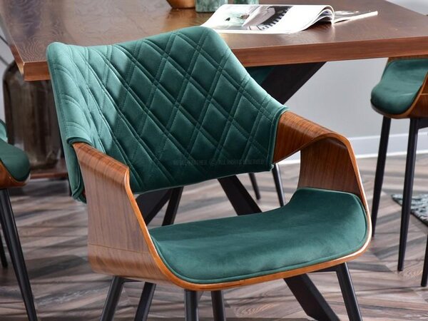 Scaun Rolf K (verde + negru). Promo -14%. 1111259