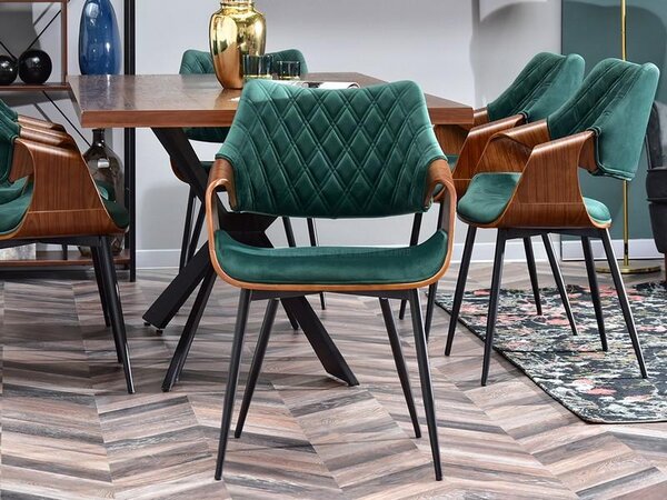 Scaun Rolf K (verde + negru). Promo -14%. 1111259