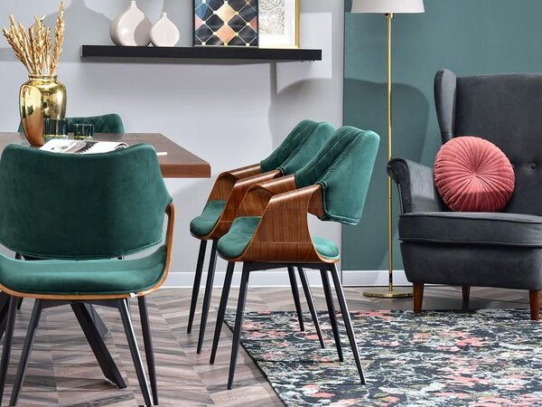 Scaun Rolf K (verde + negru). Promo -14%. 1111259