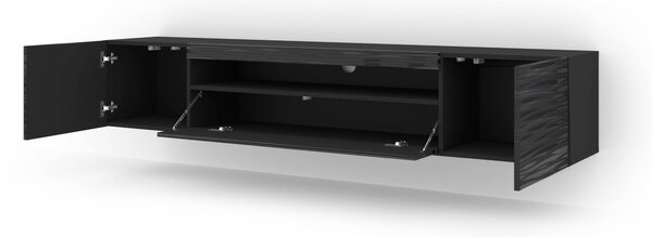 Masă TV Aurinko 200 (sahara Negru) (cu iluminat LED). 1124868