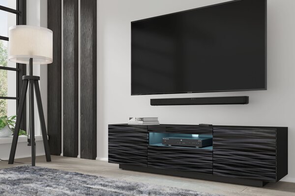 Masă TV Aurora 150 (sahara Negru) (cu iluminat LED). 1124867