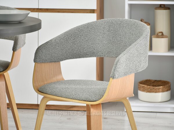 Scaun Renzo (gri + stejar). Promo -15%. 1111262
