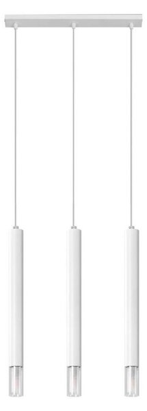 Lustră pe cablu VIZIER 3xG9/40W/230V albă Sollux SL.0959