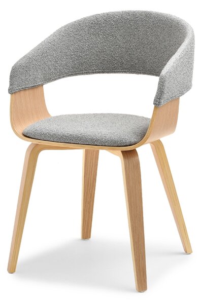 Scaun Renzo (gri + stejar). Promo -15%. 1111262