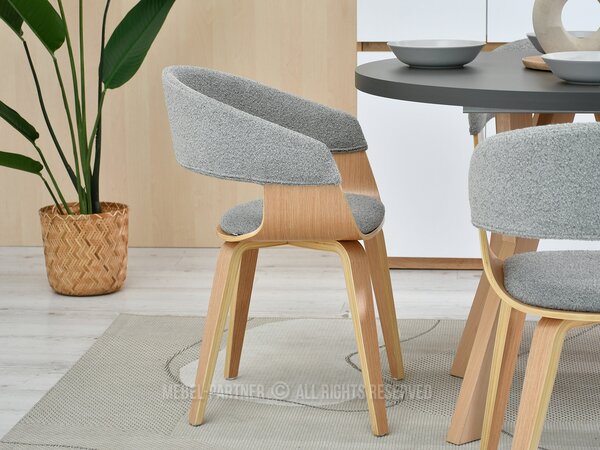 Scaun Renzo (gri + stejar). Promo -15%. 1111262