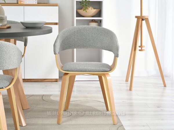 Scaun Renzo (gri + stejar). Promo -15%. 1111262