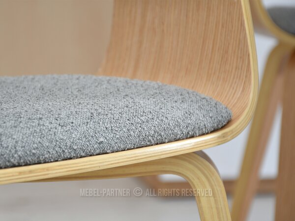 Scaun Renzo (gri + stejar). Promo -15%. 1111262
