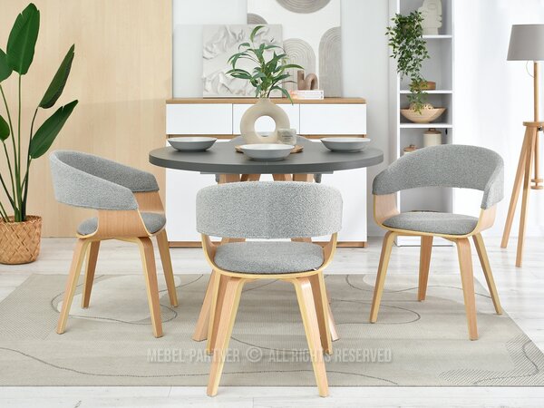 Scaun Renzo (gri + stejar). Promo -15%. 1111262
