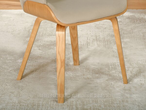 Scaun Sorien K (bej + stejar). Promo -13%. 1111267