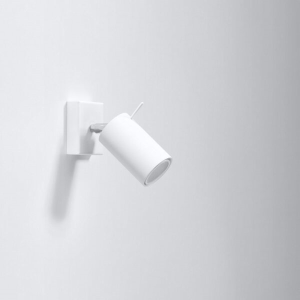 Spot de perete RING 1xGU10/40W/230V alb Sollux SL.1024