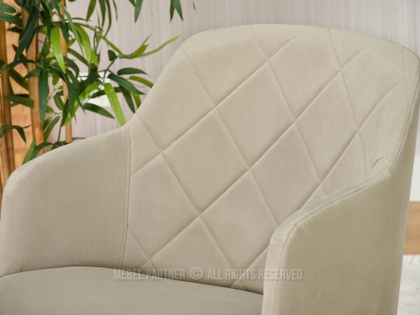 Scaun Sorien K (bej + stejar). Promo -13%. 1111267