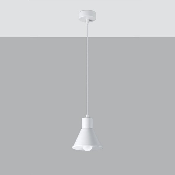 Lustră pe cablu TALEJA 1xE27/60W/230V albă Sollux SL.0983