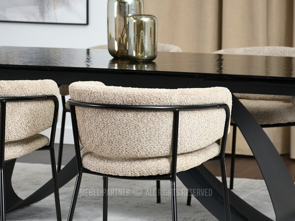 Scaun Sorento (bej închis + negru). Promo -13%. 1111274