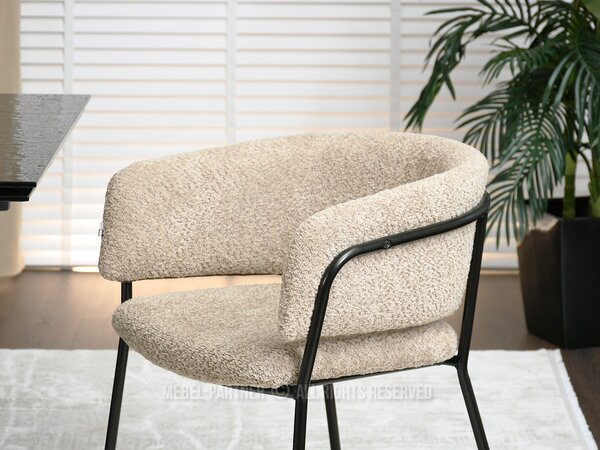 Scaun Sorento (bej închis + negru). Promo -13%. 1111274