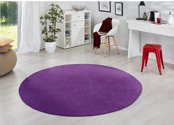 Covor violet rotund ø 133 cm Fancy – Hanse Home