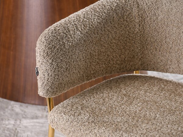 Scaun Sorento (bej închis + auriu). Promo -14%. 1111275