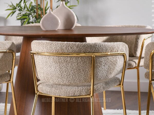 Scaun Sorento (bej închis + auriu). Promo -14%. 1111275