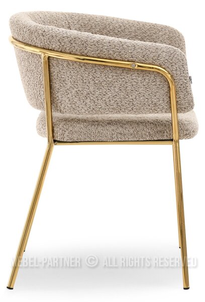 Scaun Sorento (bej închis + auriu). Promo -14%. 1111275