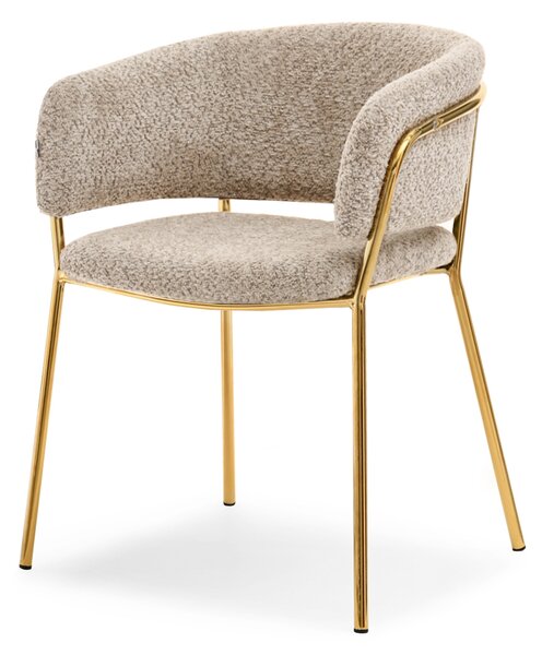 Scaun Sorento (bej închis + auriu). Promo -14%. 1111275