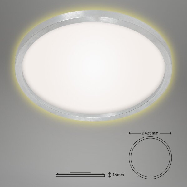 Plafonieră LED CADRE LED/22W/230V d. 42,5 cm Briloner 7363-019