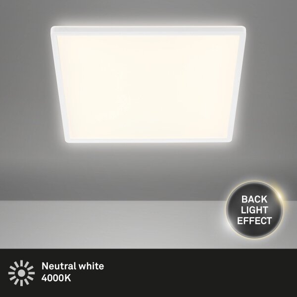 Plafonieră LED SLIM LED/22W/230V 42x42 cm Briloner 7158-416