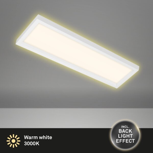 Plafonieră LED CADRE LED/22W/230V 58,2x20,2 cm albă Briloner 7365-016